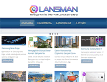 Tablet Screenshot of e-lansman.com